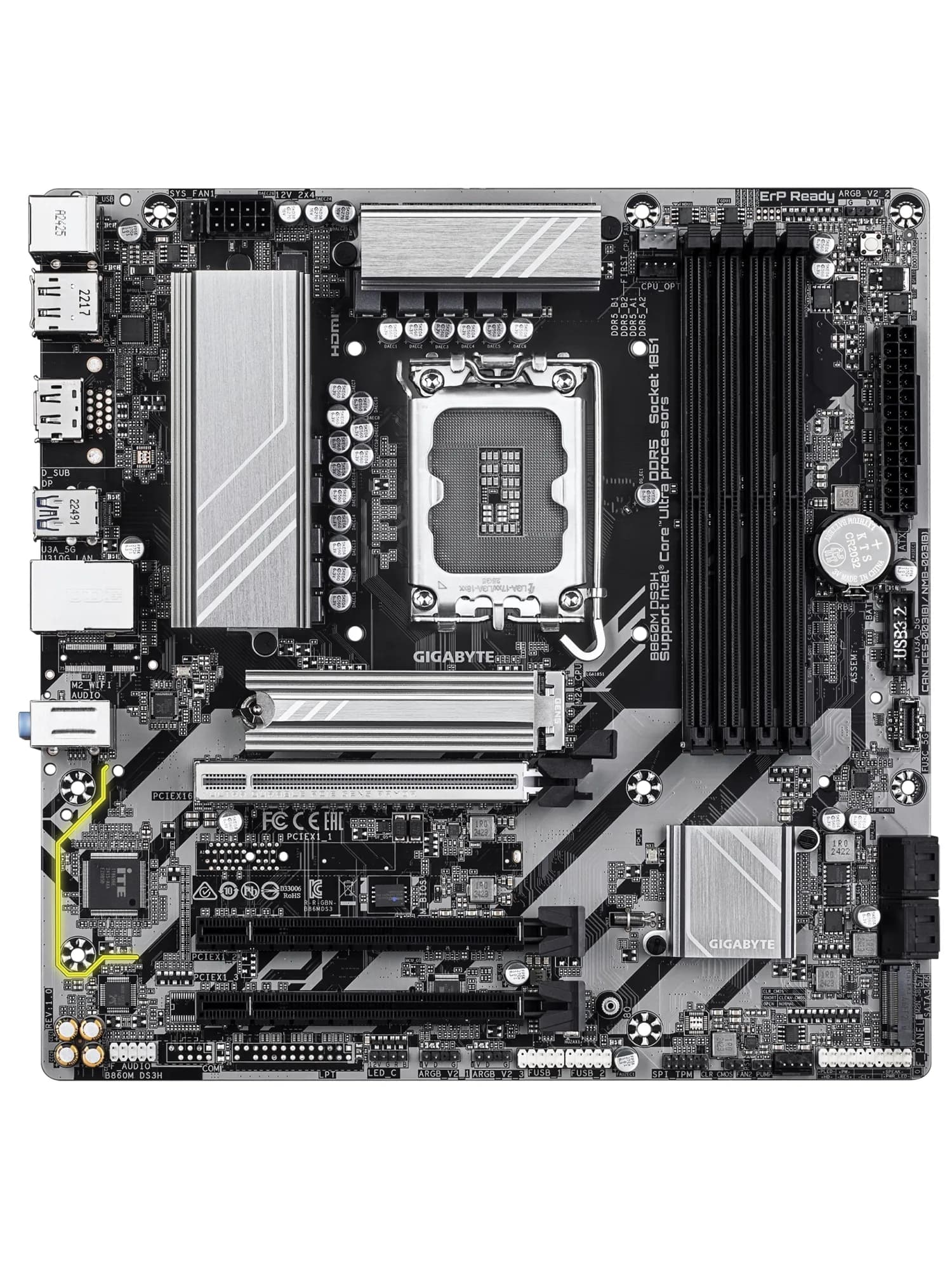Материнская плата Gigabyte B860M DS3H, LGA1851