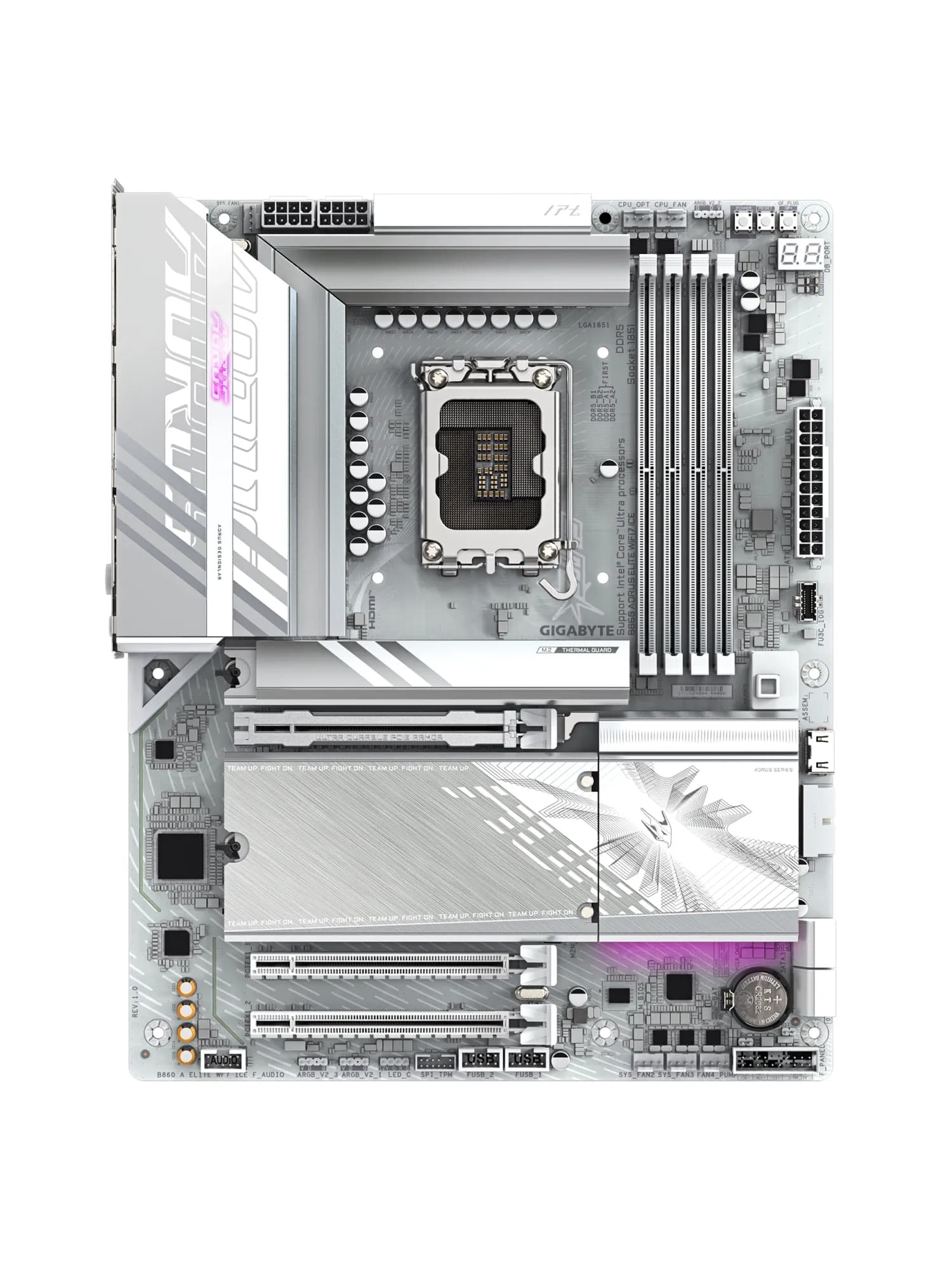 Материнская плата Gigabyte B860 Aorus Elite WiFi7 ICE, LGA1851