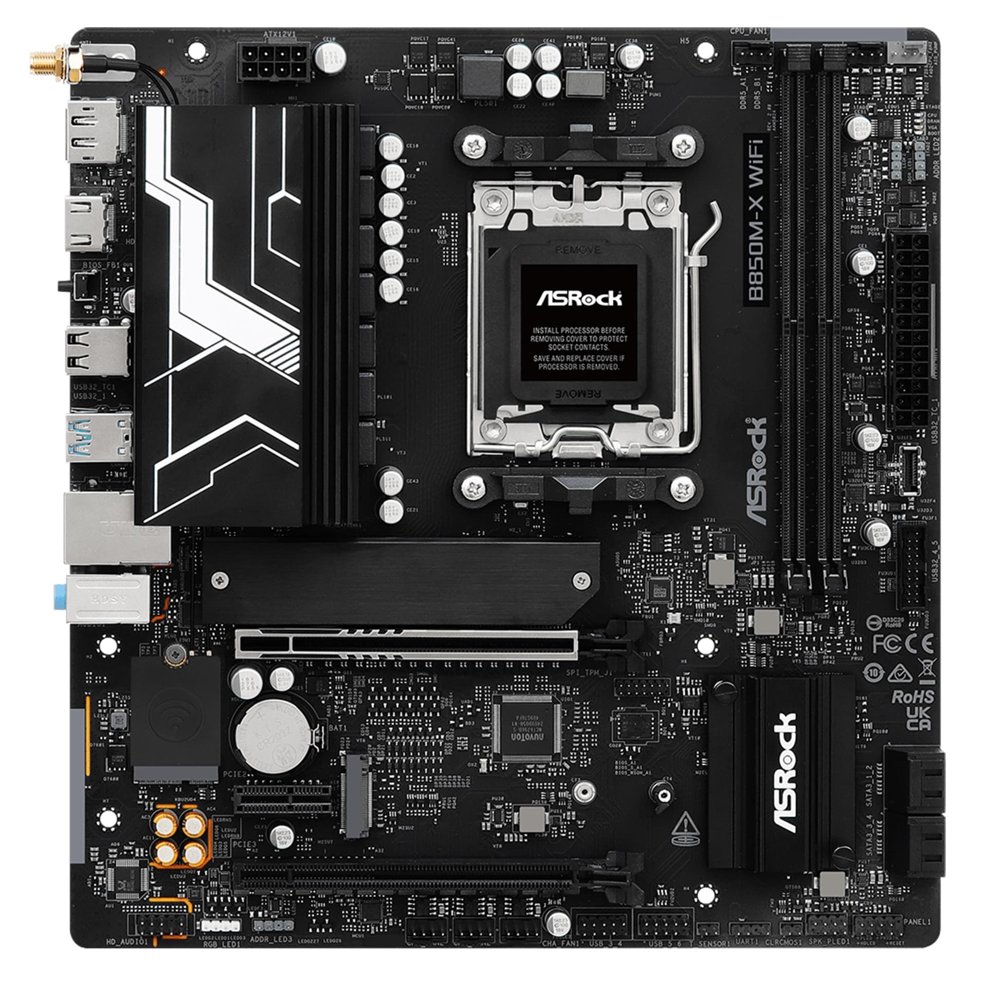 Материнская плата ASRock B850M-X WiFi R2.0, AM5