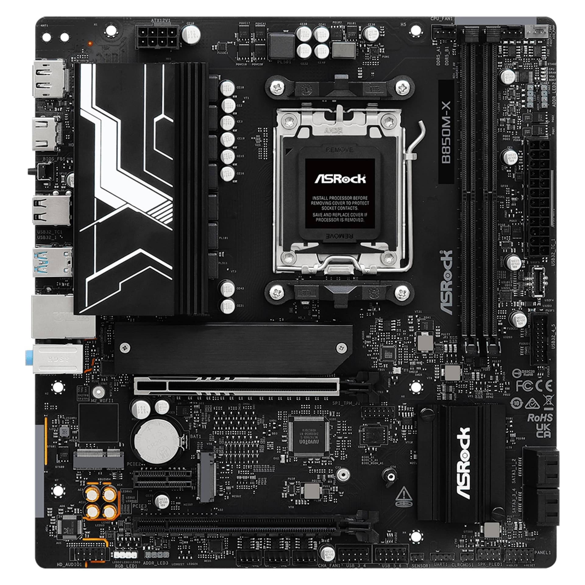 Материнская плата ASRock B850M-X R2.0, AM5
