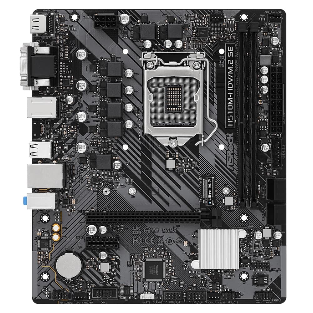 Материнская плата ASRock H510M-HDV/M.2 SE, LGA1200