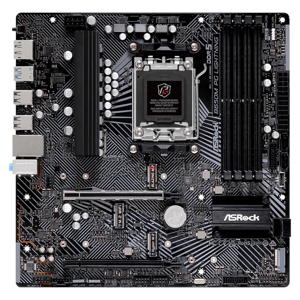Материнская плата ASRock B650M PG Lightning, AM5