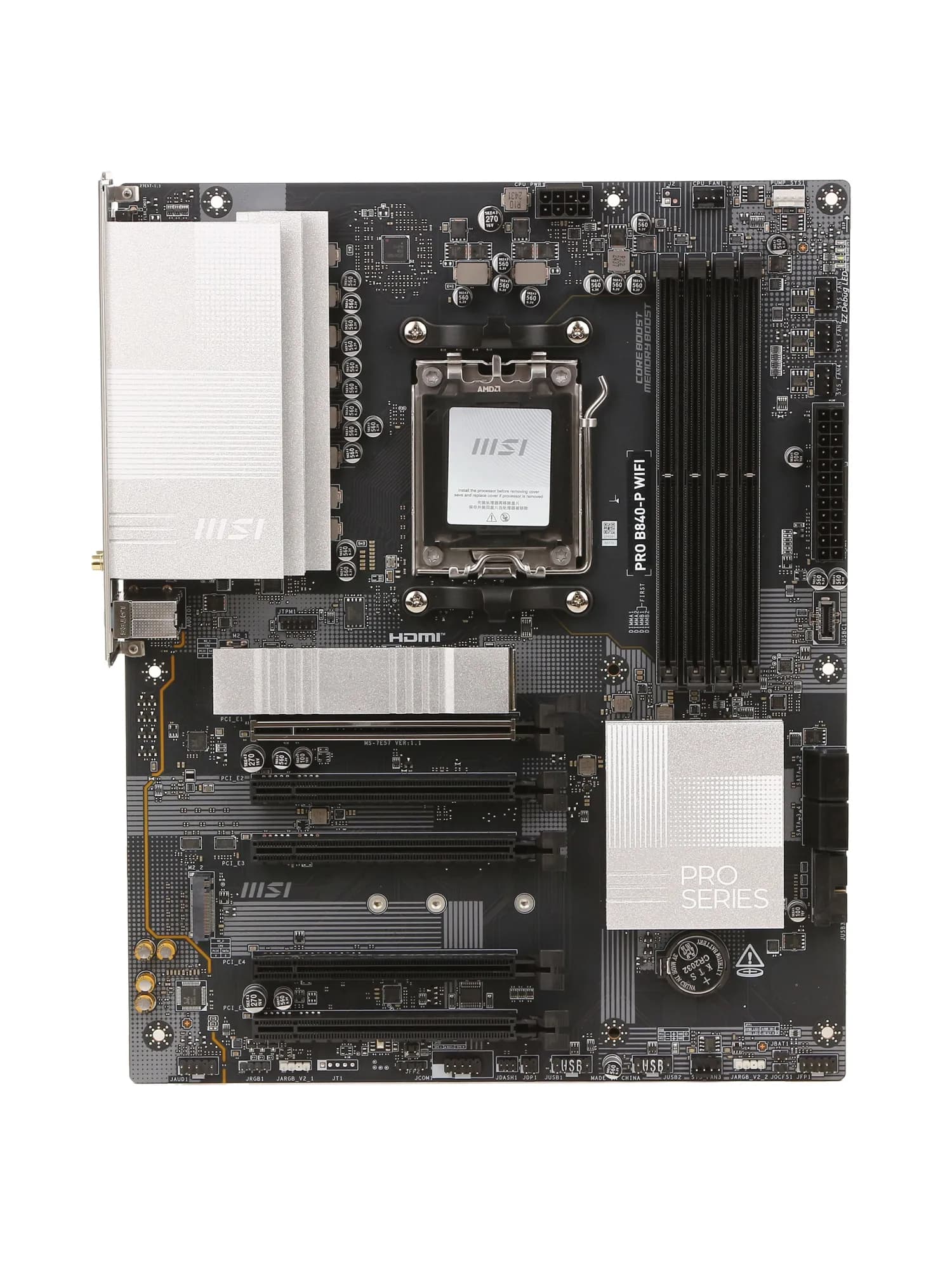 Материнская плата MSI PRO B840-P WiFi, AM5