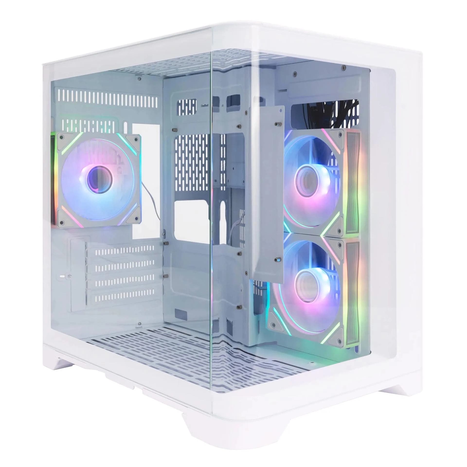 Компьютерный корпус 1STPLAYER UV5 WHITE без Б/П