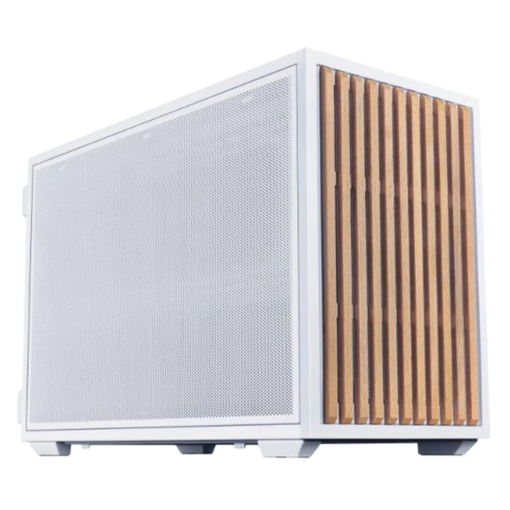 Корпус Lian Li B4W-WD, Wood Edition White
