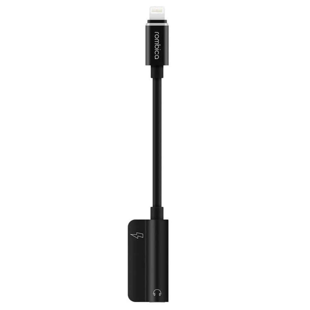Переходник MiniJack 3.5 mm-Lightning Rombica TC-00092, BOX