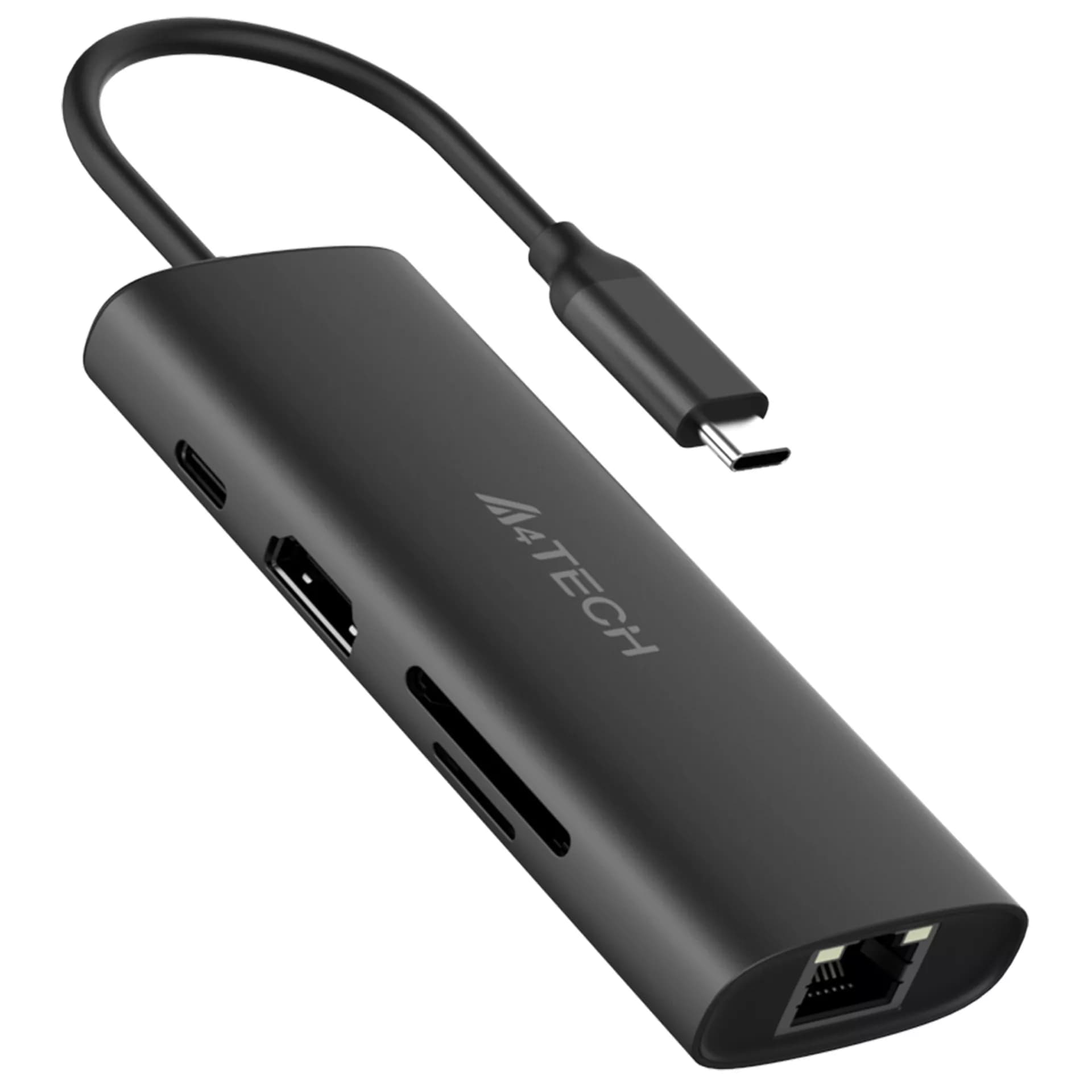 Переходник USB Type-C Multi Function 8in1, A4Tech DST-80C, BOX