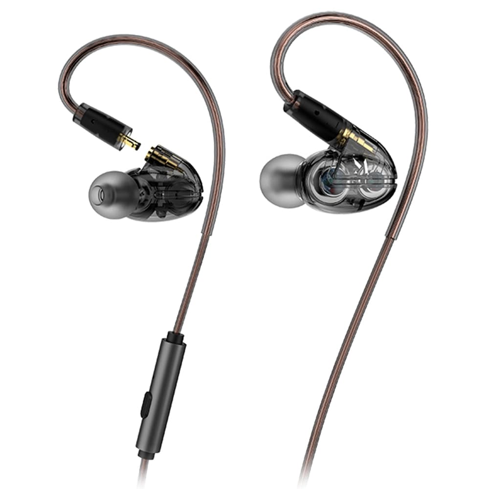 Гарнитура Music Public Kingdom IEM200M, Transparent Black