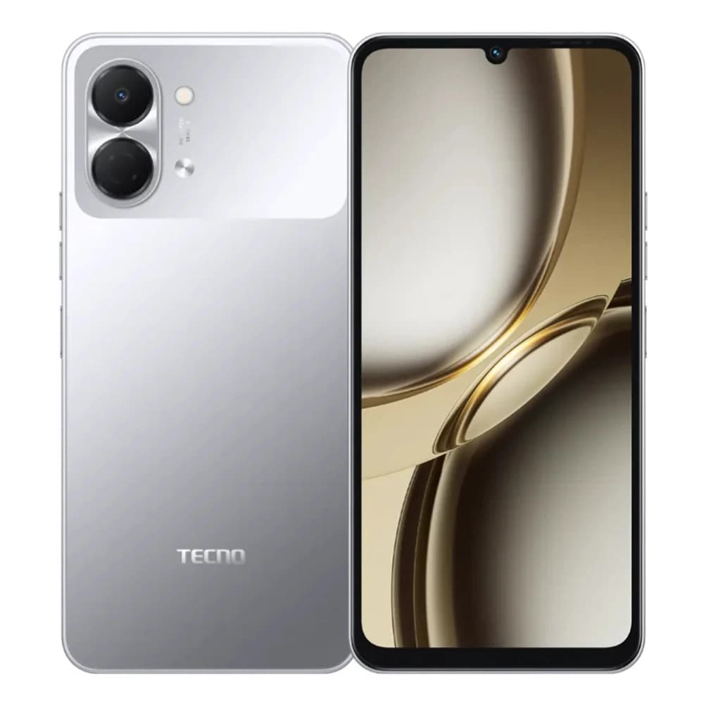 Смартфон Tecno Spark Go 3, 4 GB, 128 GB, Titanium Grey (KN3)