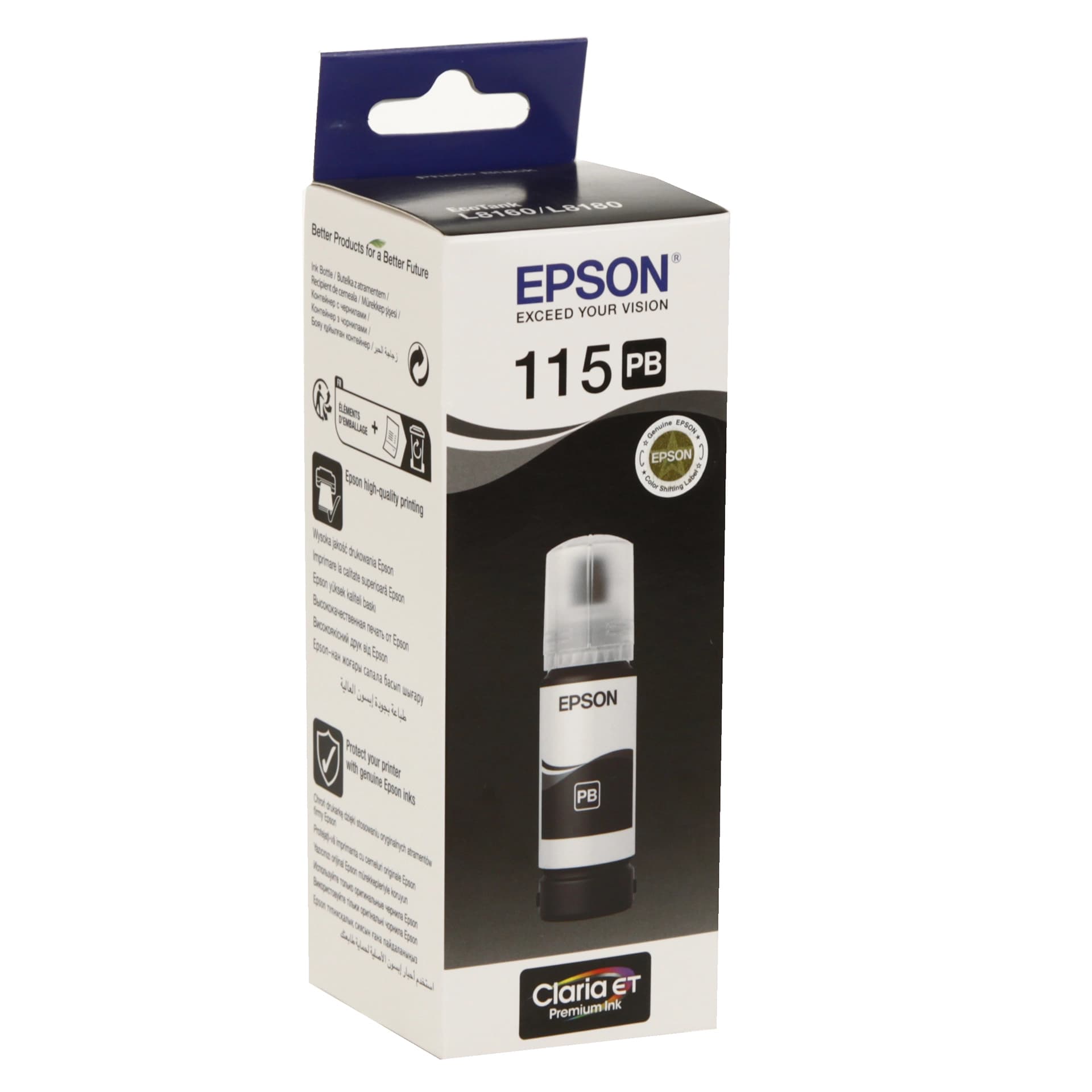 Чернила Epson 115 C13T07D14A, Photo Black