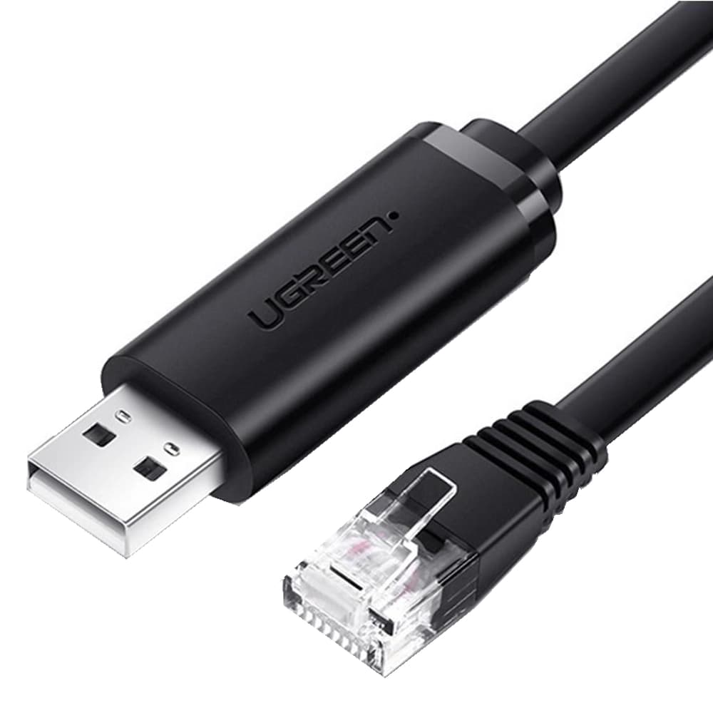 Кабель Ugreen USB 2.0 Type A - RJ45, 1.5m., m-m, Black