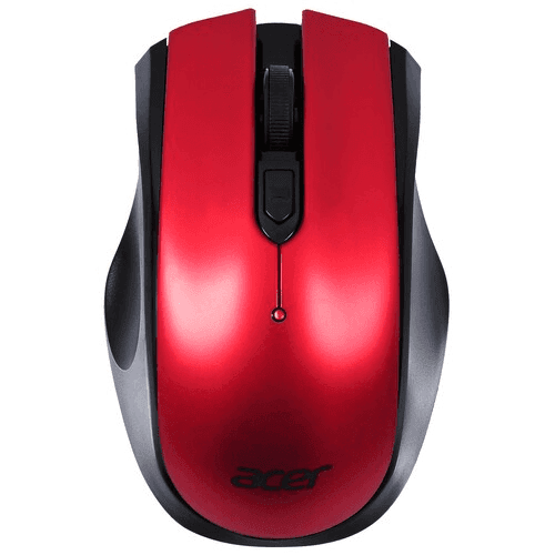 Мышь Acer OMR032 черный/красный оптич. 1600dpi беспров. USB 4but (ZL.MCEEE.009)