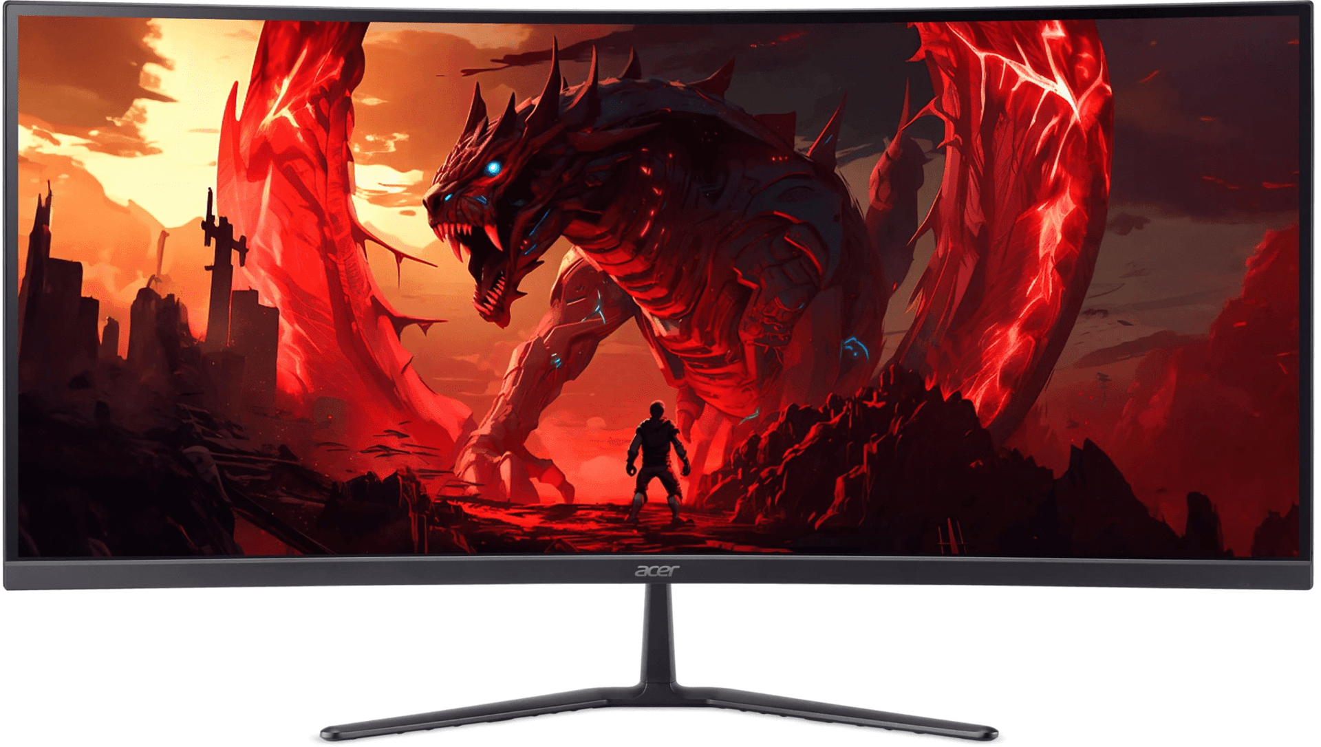 Монитор Acer Nitro ED340CURX0bmiipx / 86cm 34'' Curved ZeroFrame VA WQHD 200Hz 21:9 1ms(VRB) 250nits