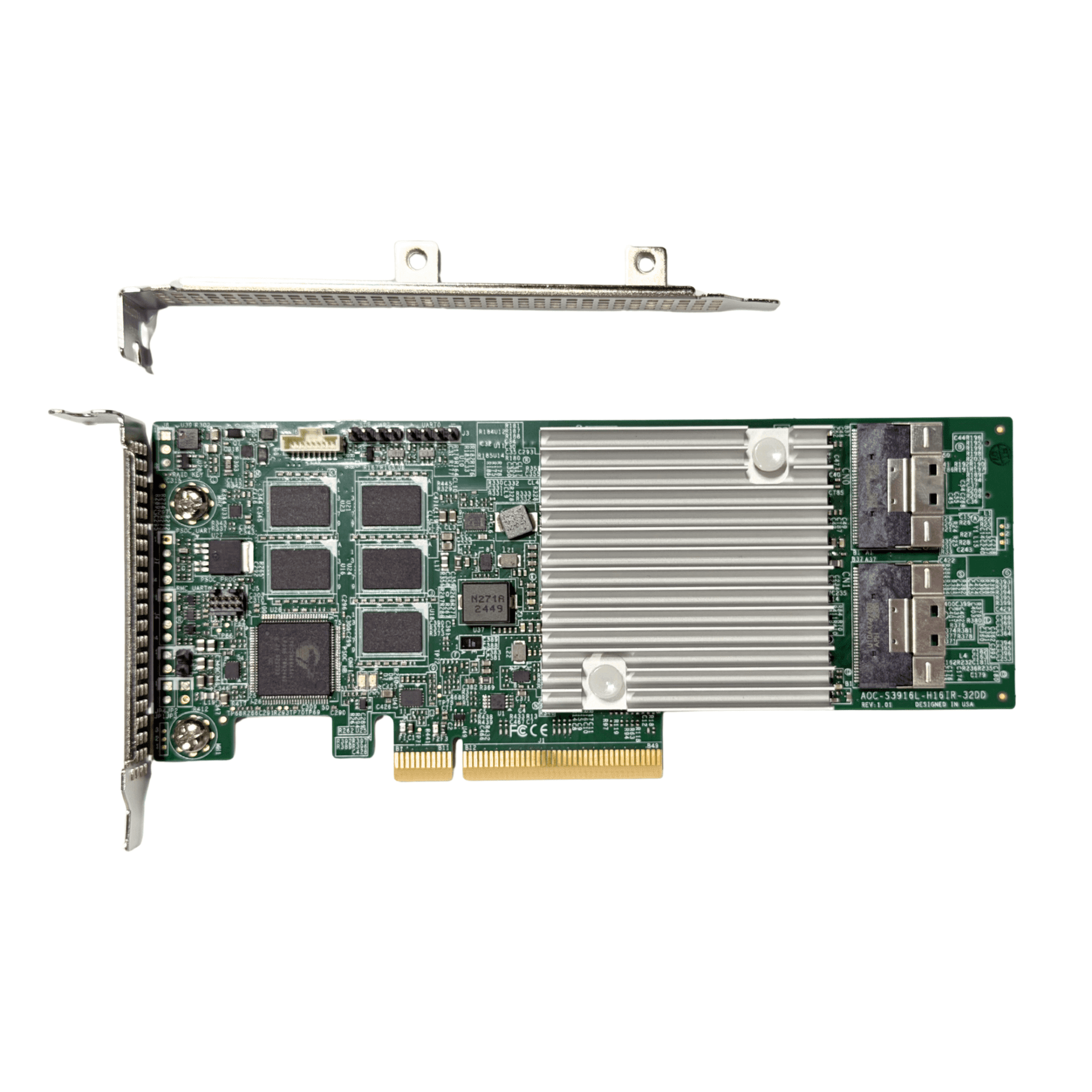 Raid Card 16-port SAS3916 8GB 12Gb /s, RAID 0,1,5,6,10,50,60 / Altos BrainSphere T15F6, T110F6, S330