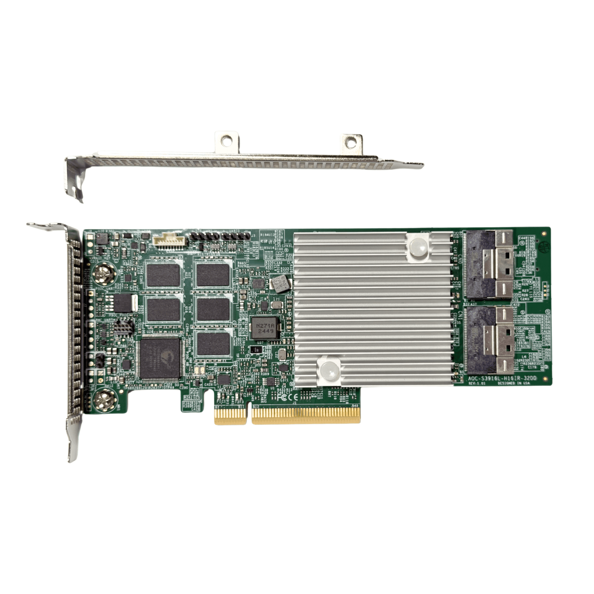 Raid Card 16-port SAS3916 8GB 12Gb /s, RAID 0,1,5,6,10,50,60 / Altos BrainSphere T15F6, T110F6, S330