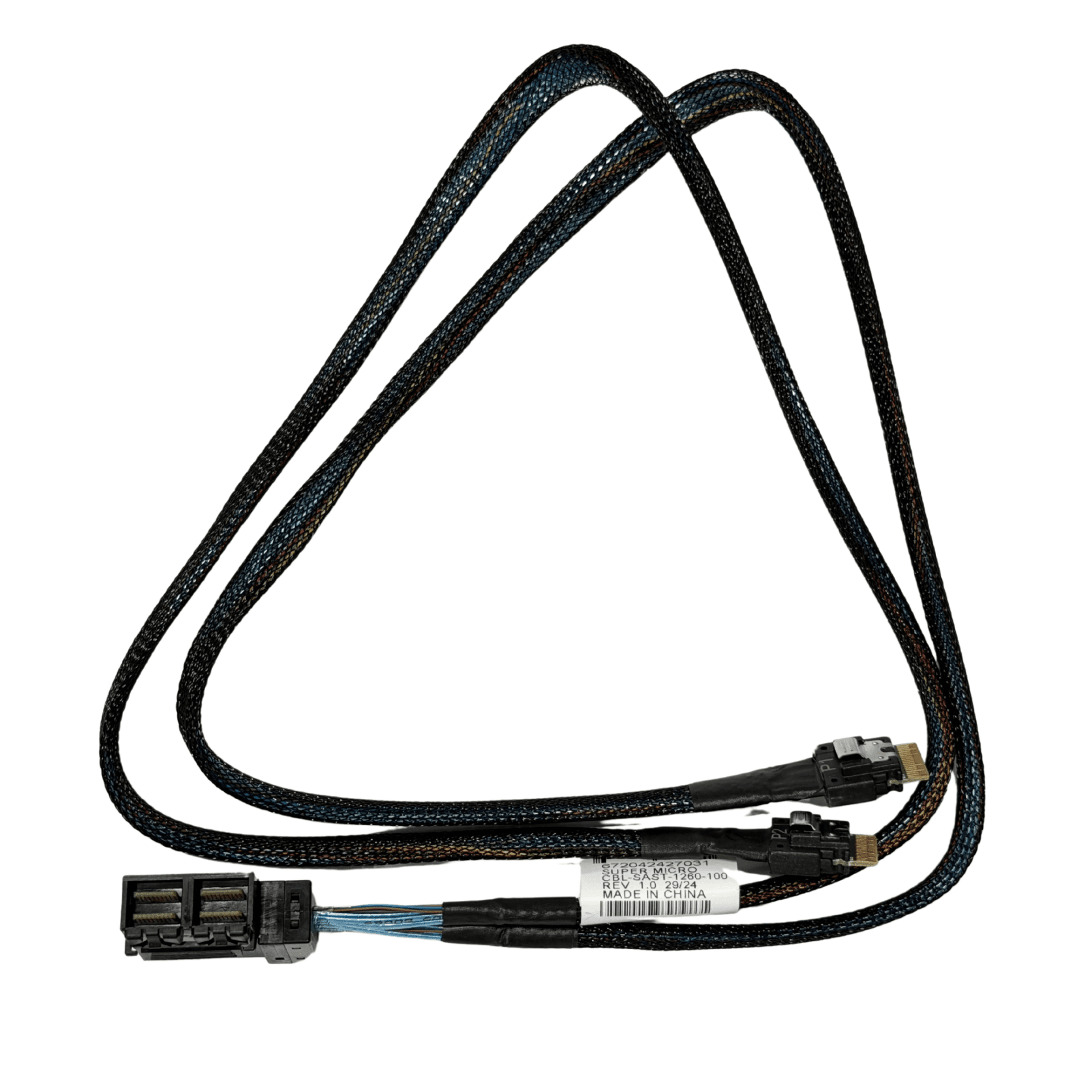 Cable MiniSAS HD x8(LE) to 2 Slimline x4(STR) / Altos BrainSphere all models