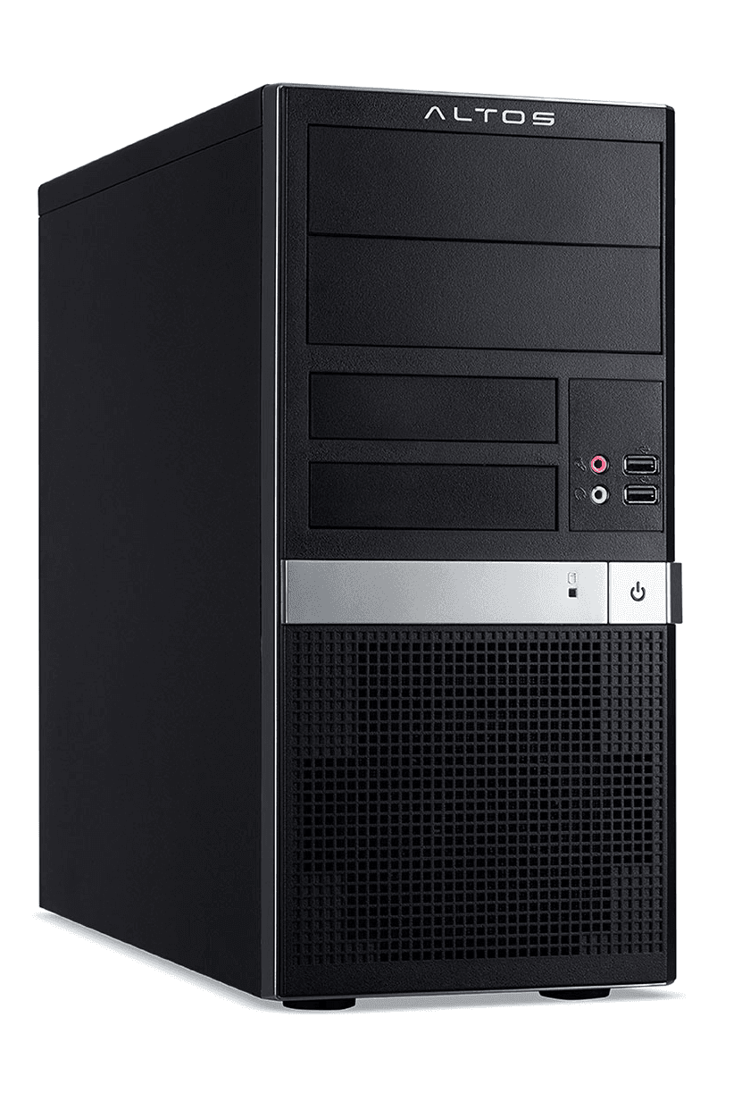 Сервер Altos T15 F6  / AMD EPYC 4124P / MEM 8GB / 3.5" 2TB NL HDD / M.2 512GB NVMe SSD /