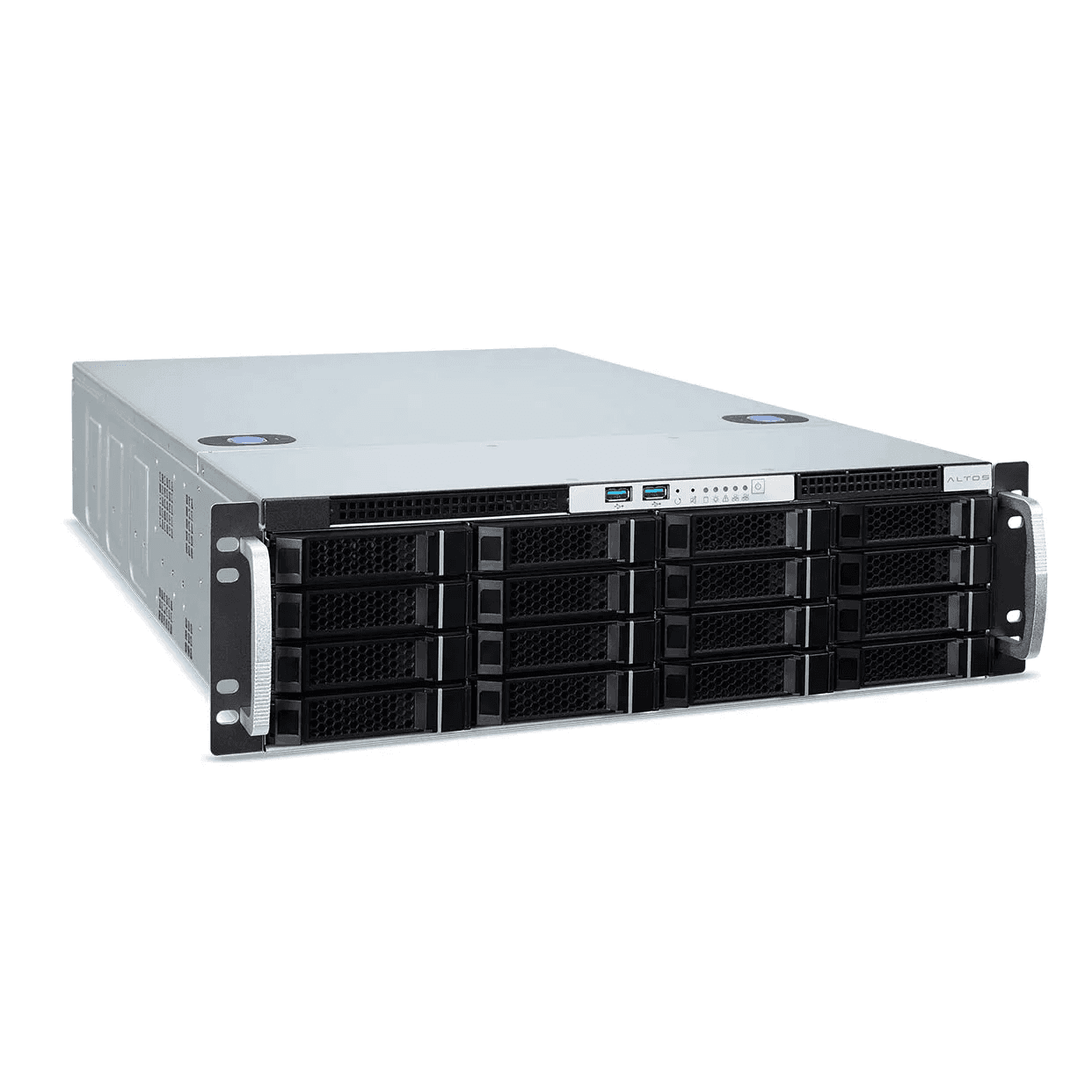 Сервер Altos S340 F6 / Intel Xeon E-2356G / MEM 16GB / M.2 512GB SSD / 9361-8i /C13EU16A ×2/2×550W