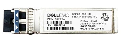 Трансивер Dell Dell Networking, Transceiver, 25GbE SFP28 LR,SMF Duplex, LC, Customer Kit (407-BBXZ)