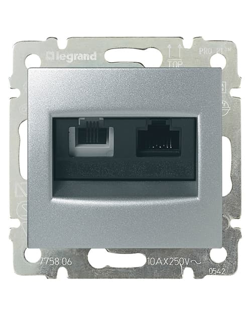 Legrand 770280 ValenaRJ11/RJ45 UTP кат.6 ал