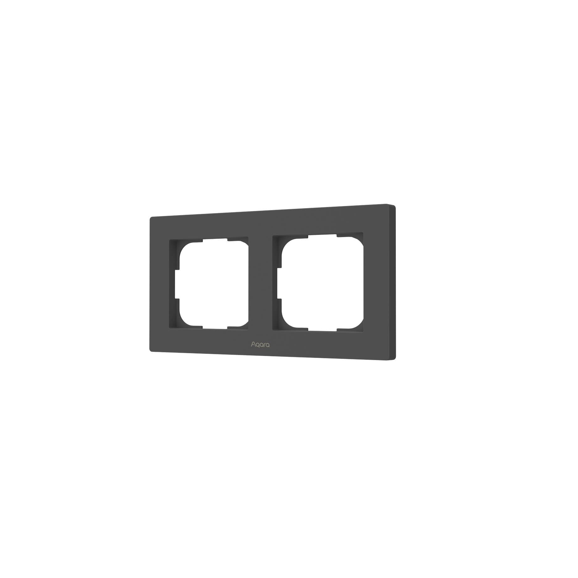 Рамка для выключателя Aqara Switch Frame H2 EU (2-gang) Gray