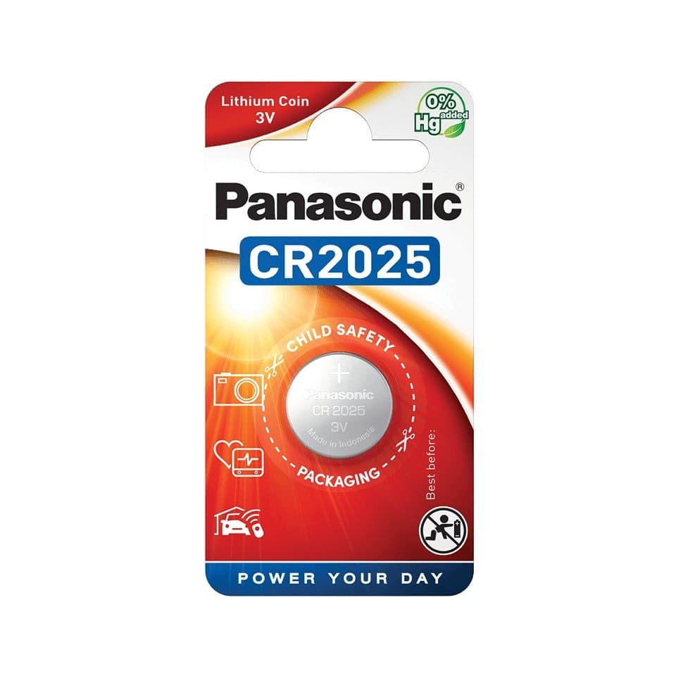 Батарейка дисковая литиевая PANASONIC CR-2025/1B