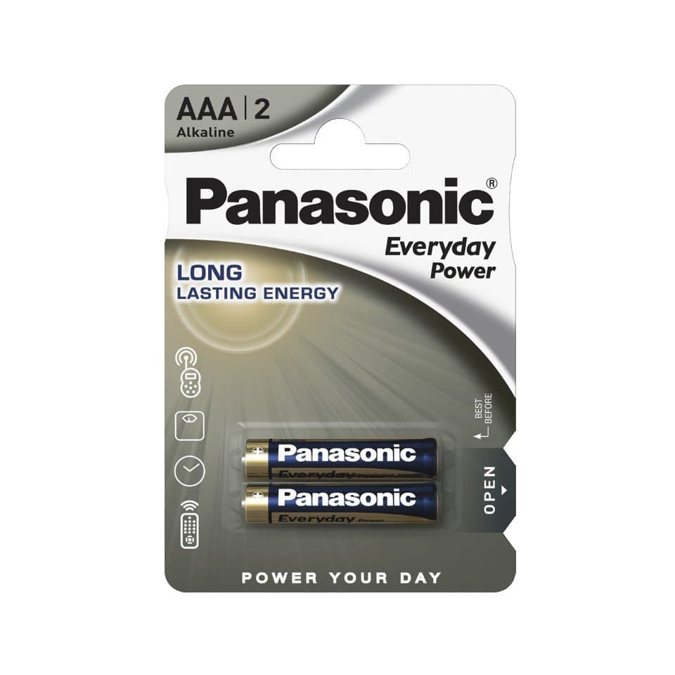 Батарейка щелочная PANASONIC Every Day Power AAA/2B