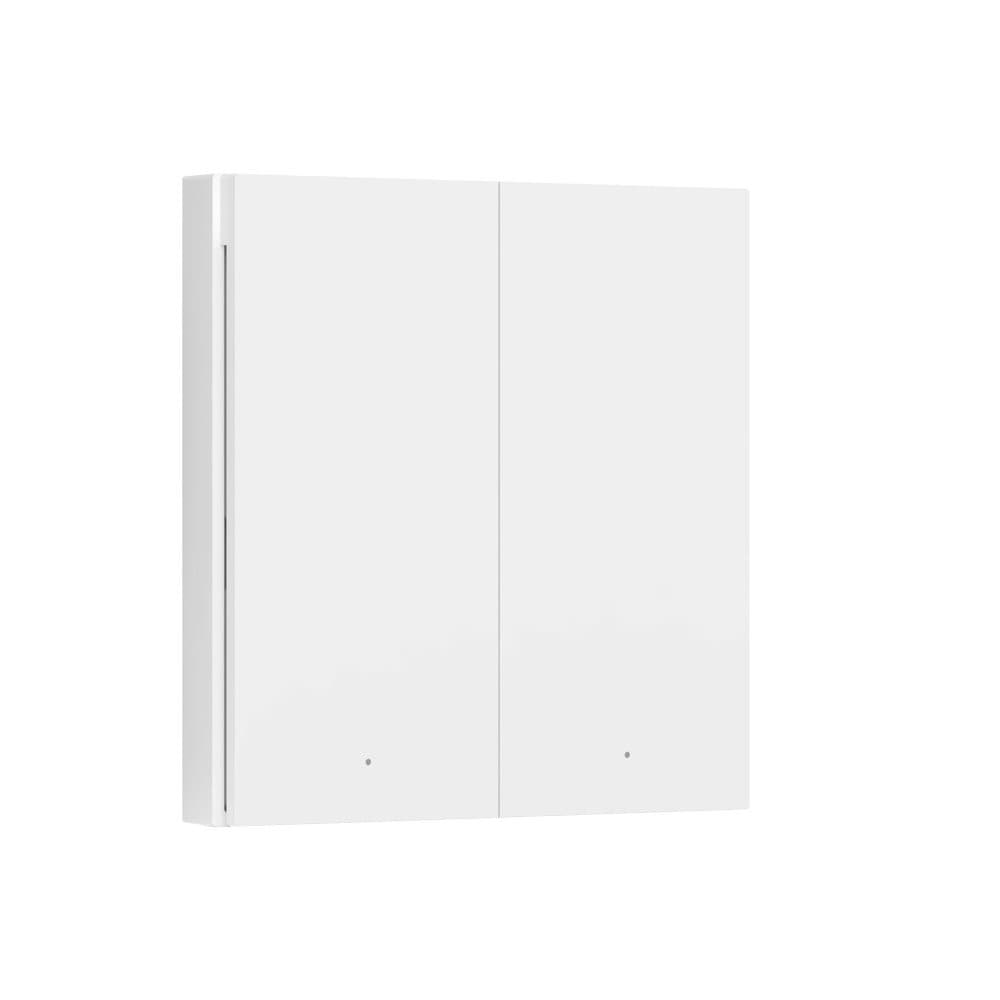 Настенный выключатель двухклавишный AQARA Smart Wall Switch H1 без нейтрали (No Neutral, Double Rocker)
