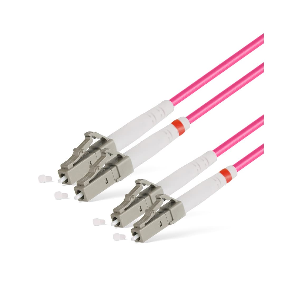 Патч Корд Оптоволоконный LC/UPC-LC/UPC MM OM4 50/125 Duplex 3.0мм 15 м