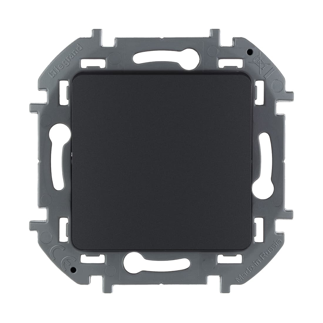Переключатель одноклавишный Legrand Inspiria 673653 10 AX 250 В антрацит