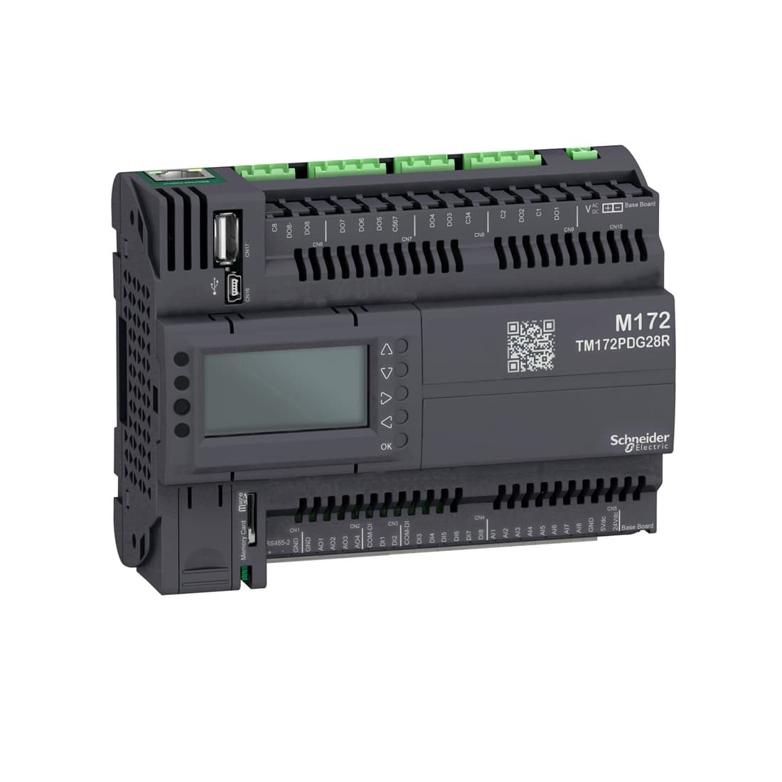 ПЛК М172 SE TM172PDG28R, M172 дисплей 28 I/O ETH 2 MODBUS