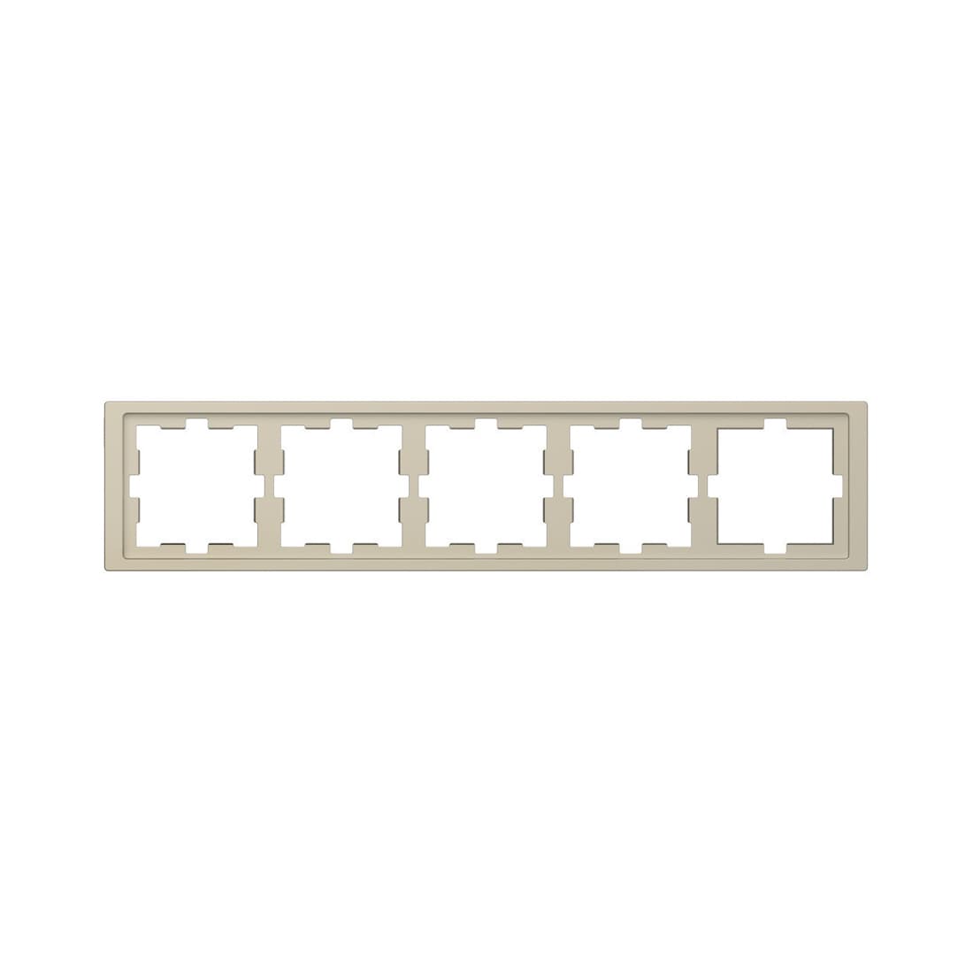 Рамка MERTEN MTN4050-6533 D-Life 5 постовая сахара