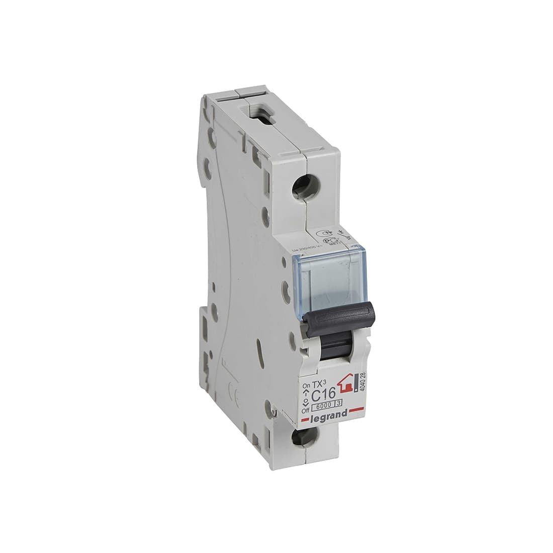 Автоматический выключатель Legrand 404028 1П C16A TX3 6000 6kA