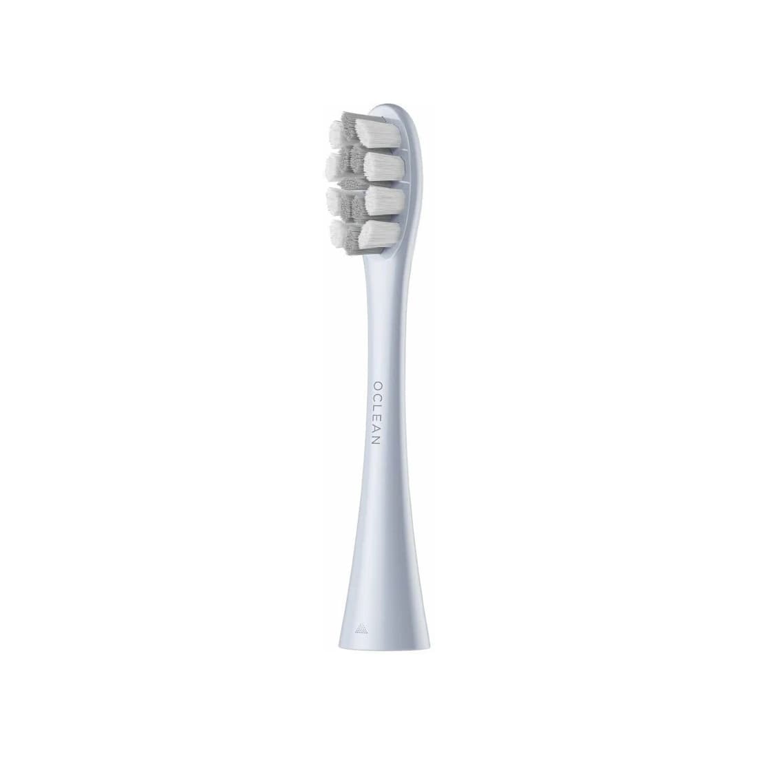 Сменные зубные щетки Oclean Plaque Control-Brush Head (2-pk) Silver — фото 1