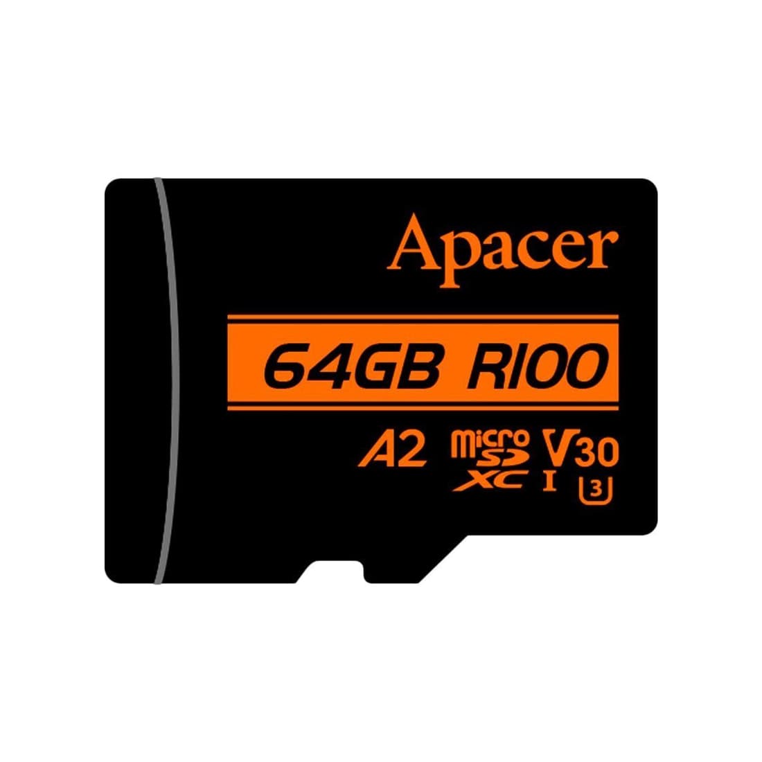 Карта памяти Apacer AP64GMCSX10U8-R 64GB с адаптером SD — фото 1