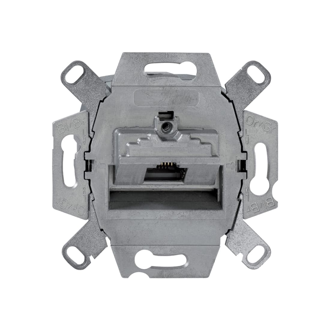 Компьютерная розетка MERTEN MTN4530-0000 RJ45 8 конт. кат.6