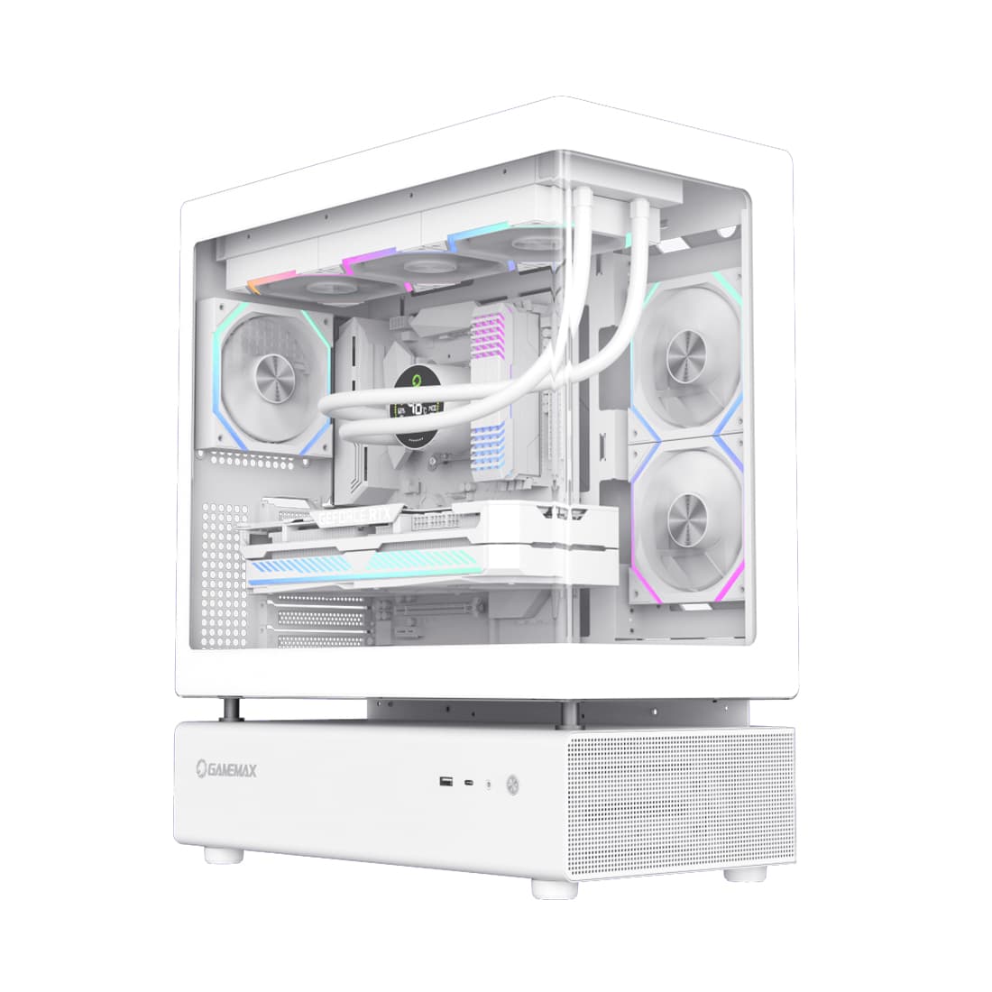 Компьютерный корпус Gamemax N80 WH White без Б/П