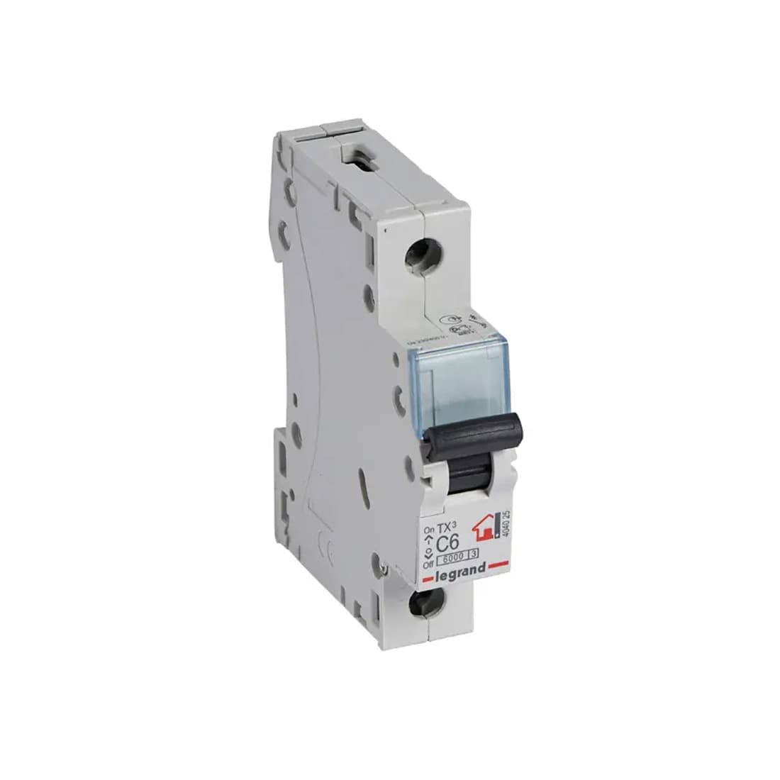 Автоматический выключатель Legrand 404025 1П C 6A TX3 6000 6kA
