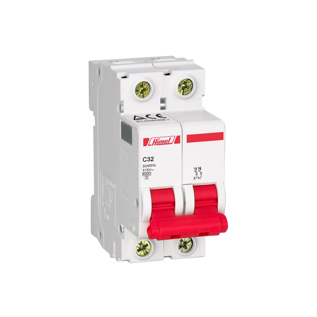 Автоматический выключатель Himel HDB3w 2Р 63А С 4,5кА