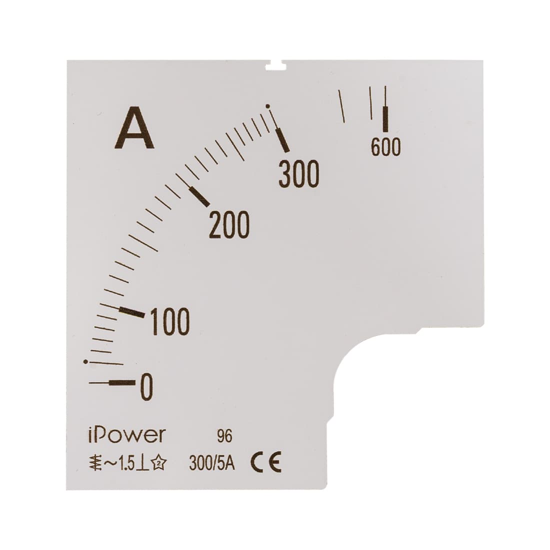 Шкала для амперметра iPower 300/5