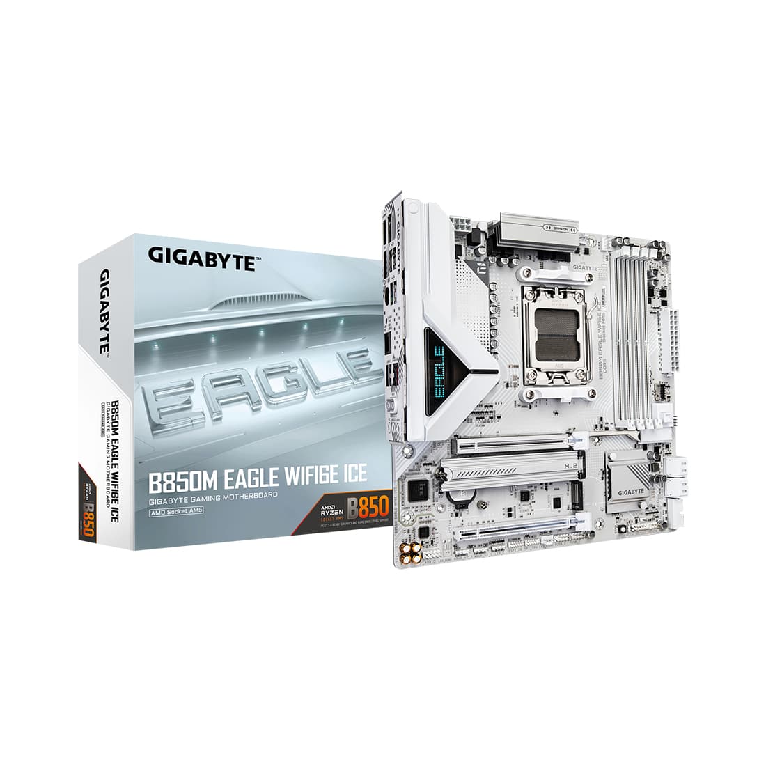 Материнская плата Gigabyte B850M EAGLE WF6E ICE