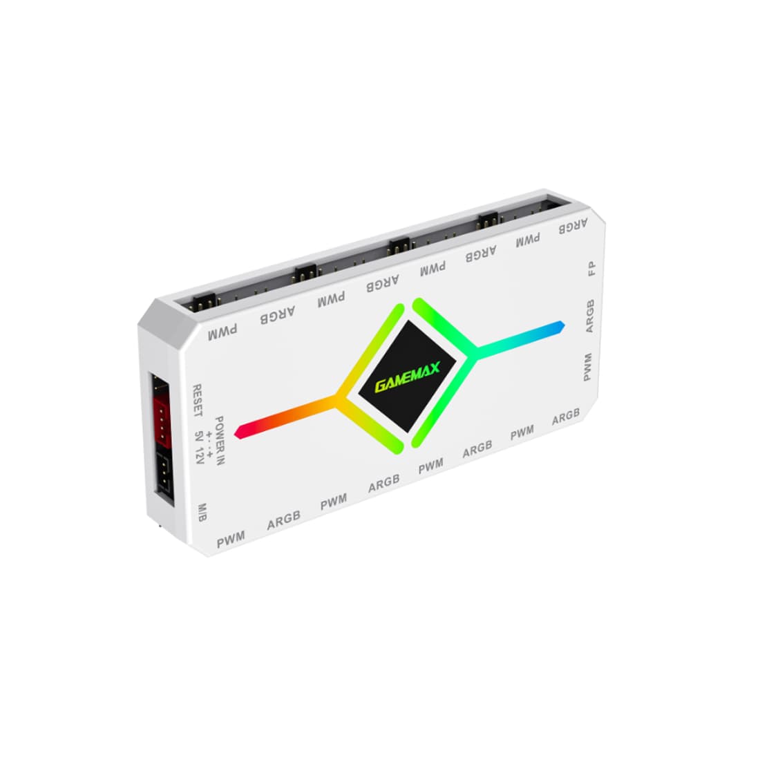 Контроллер подсветки Gamemax V4.0 ARGB+PWM HUB WH (12В)