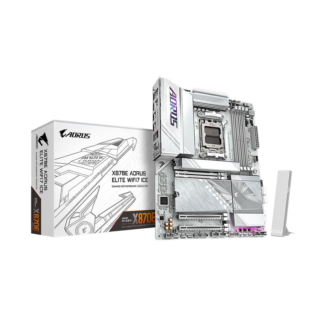 Материнская плата Gigabyte X870E A ELITE WF7 ICE
