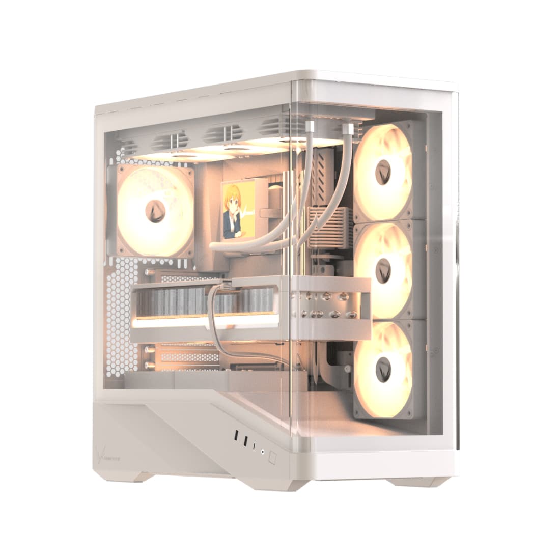 Компьютерный корпус Formula V Crystal U9 PA White без Б/П