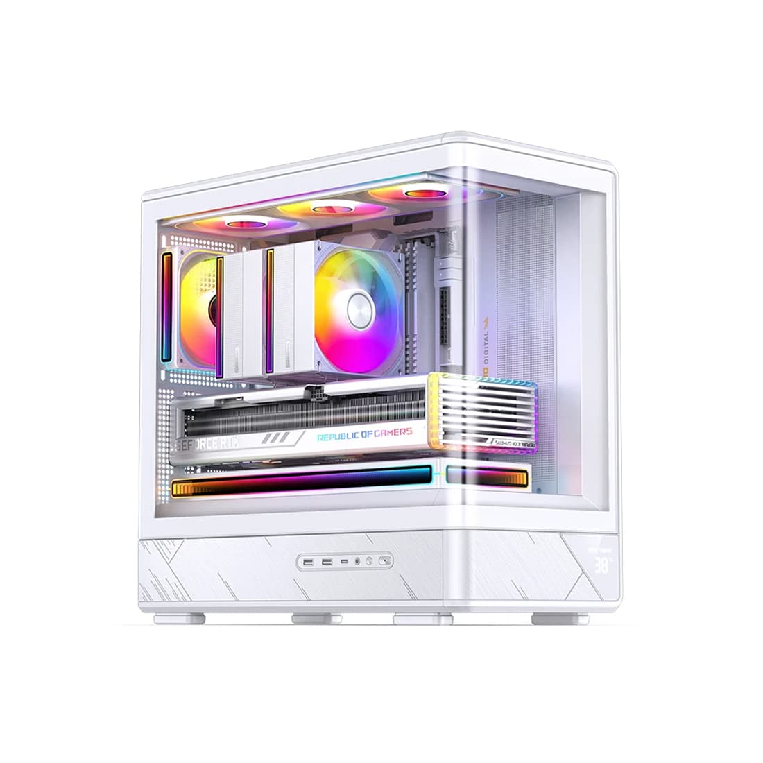 Компьютерный корпус Jonsbo D200 White без Б/П