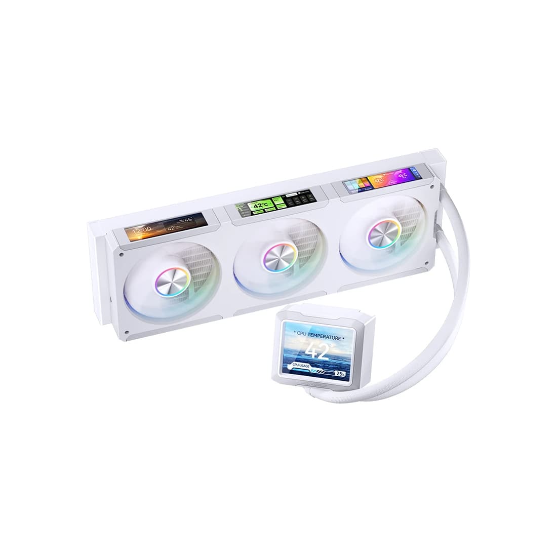 Кулер с водяным охлаждением Jonsbo TF3-360SCW White