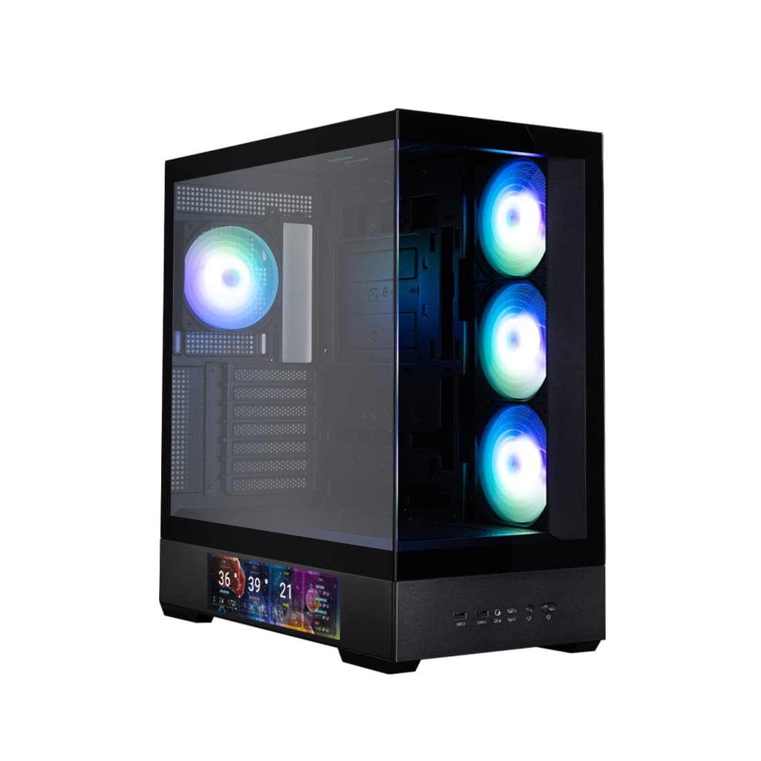 Компьютерный корпус Zalman P40 DS Black без Б/П