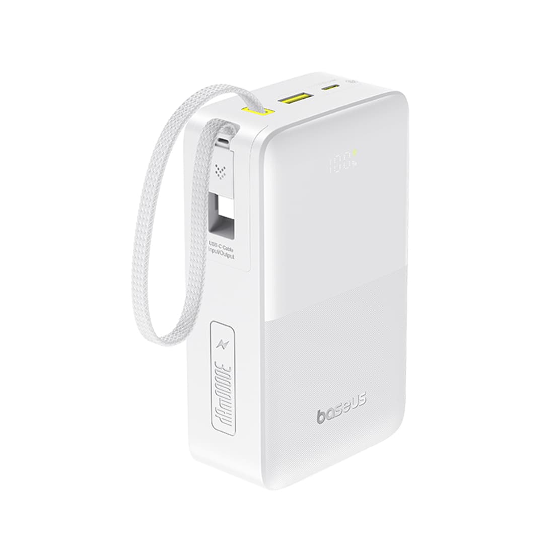 Портативный внешний аккумулятор Baseus EnerFill FC51 30000mAh 22.5W Moon White (E0028101)