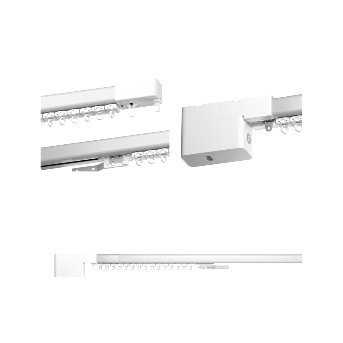 Умный карниз для штор Яндекс, длина 1,8-3 м, работает с Алисой, Zigbee — фото 1