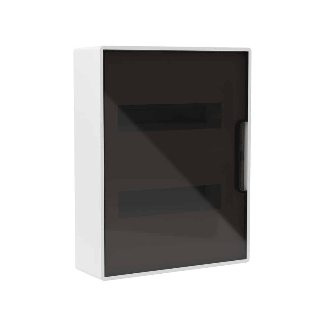 Щиток настенный FRAME белый DKC F24W1WD 24 модуля с тонированной дверцей